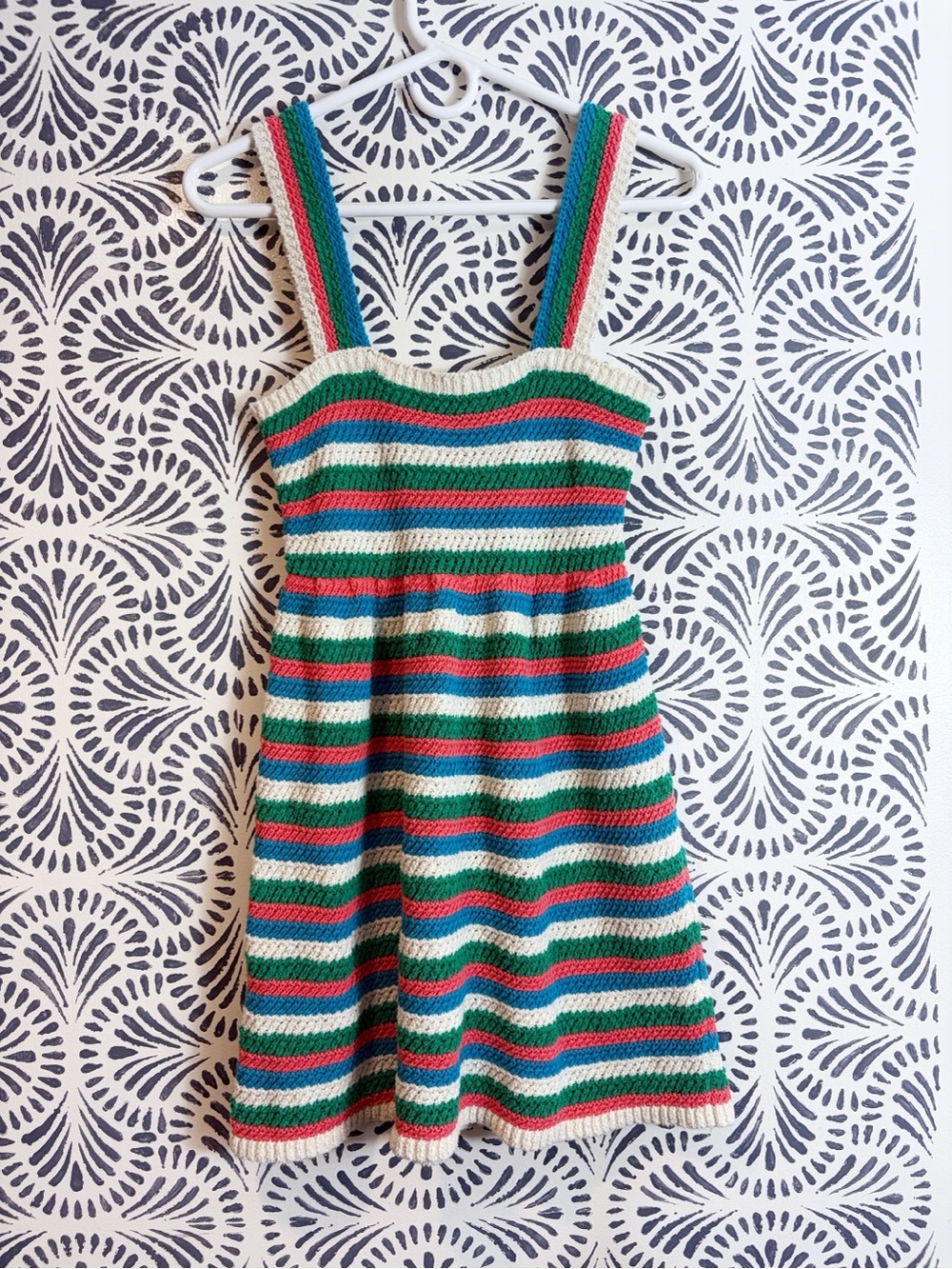 Zara Stripe Crochet Summer Mini Dress - Picture 4 of 12